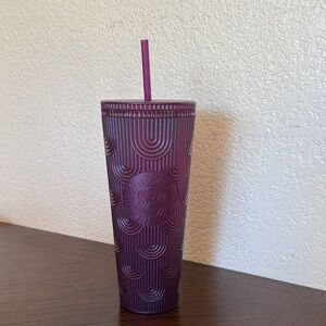 Starbucks Purple Textured Tumbler